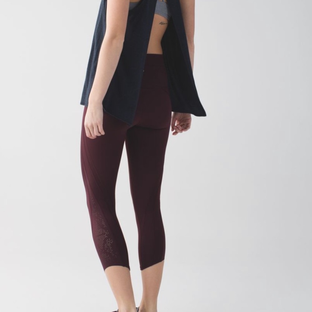 Lululemon Wunder Under Crop (Laser) *Full-On Luon